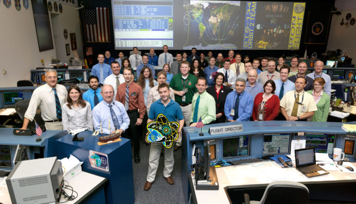 NASA Mission Control team
